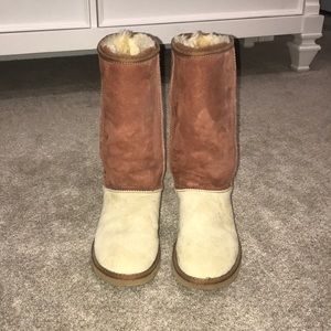 Ugg tall patchwork boots